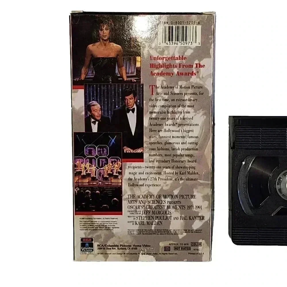 Oscar's Greatest Moments 1971 to 1991 VHS 1992
